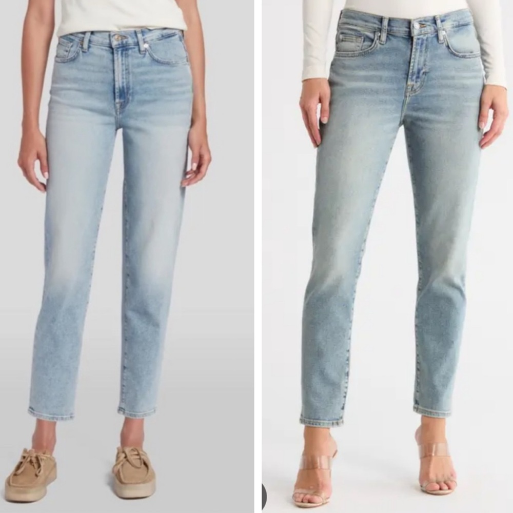 NWT 7fam stovepipe straight ankle luxe vintage 27